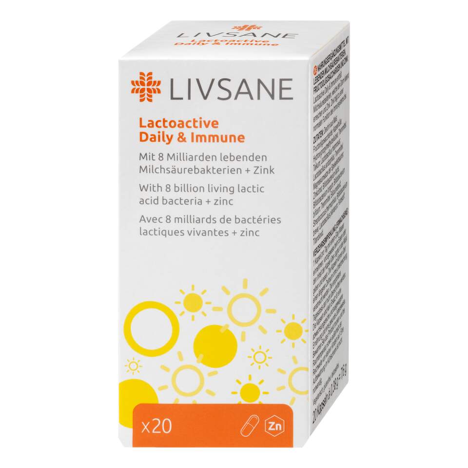 LIVSANE Lactoactive Daily Immune 20 Kapsula Na Stanju BENU RS