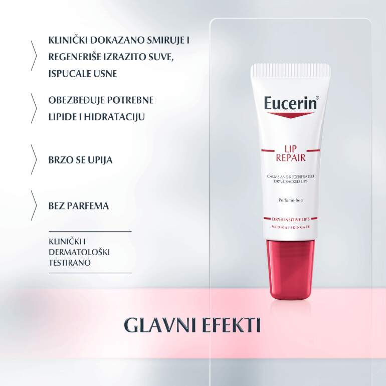 Eucerin Balsam Za Negu I Regeneraciju Usana Ml Popust Benu Rs