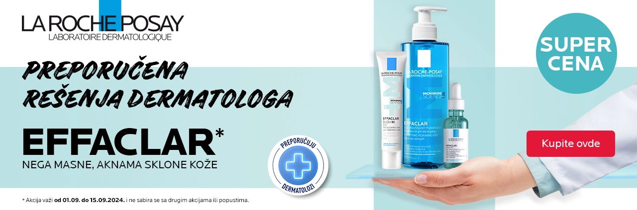 La Roche-Posay Effaclar SUPER CENA 1-15.9.