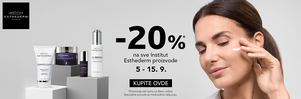 Esthederm -20% 5-15.9.