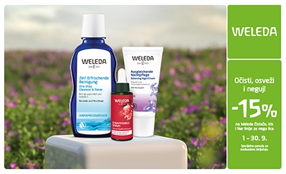 Weleda odabrani artikli -15% 1-30.9.