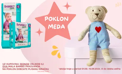 Bambo + poklon plišana igračka- medvedić