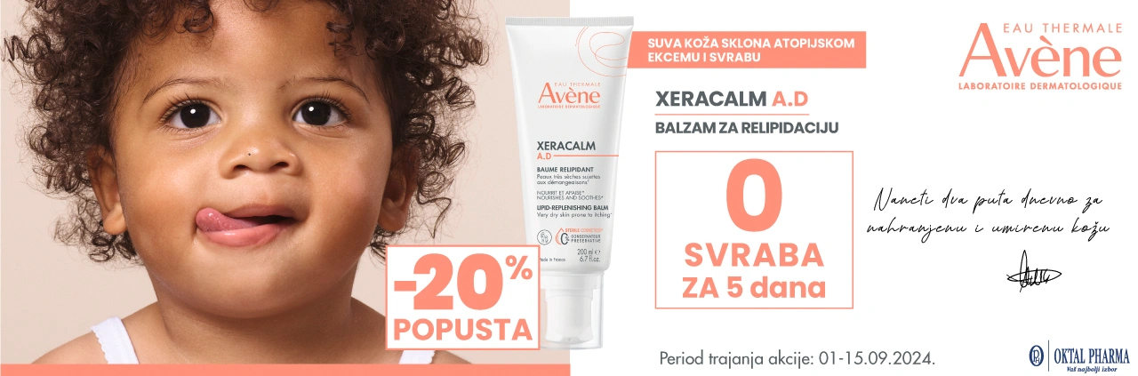 Avene XeraCalm -20% 1-15.9.