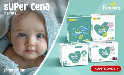 Pampers  Vlažne maramice SUPER CENA 2-30.9.