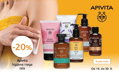 Apivita nega tela -20% 16-30.9.