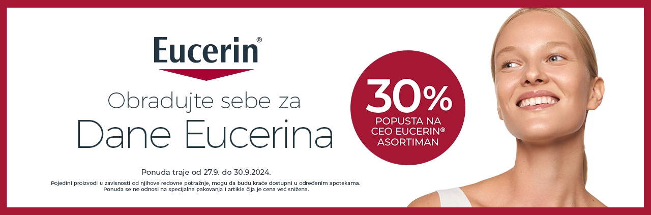 Eucerin dani brenda -30% 27.9-30.9.