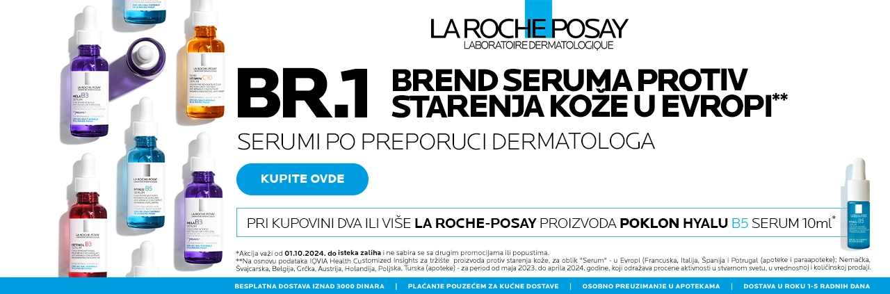 La Roche-Posay + POKLON 1.10.-do isteka zaliha