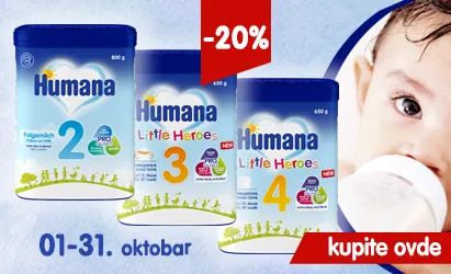 Humana 2,3 i 4 -20% do kraja meseca