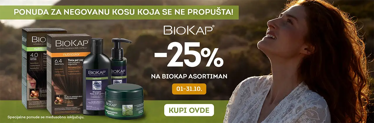 Biokap -25% 1-31.10.