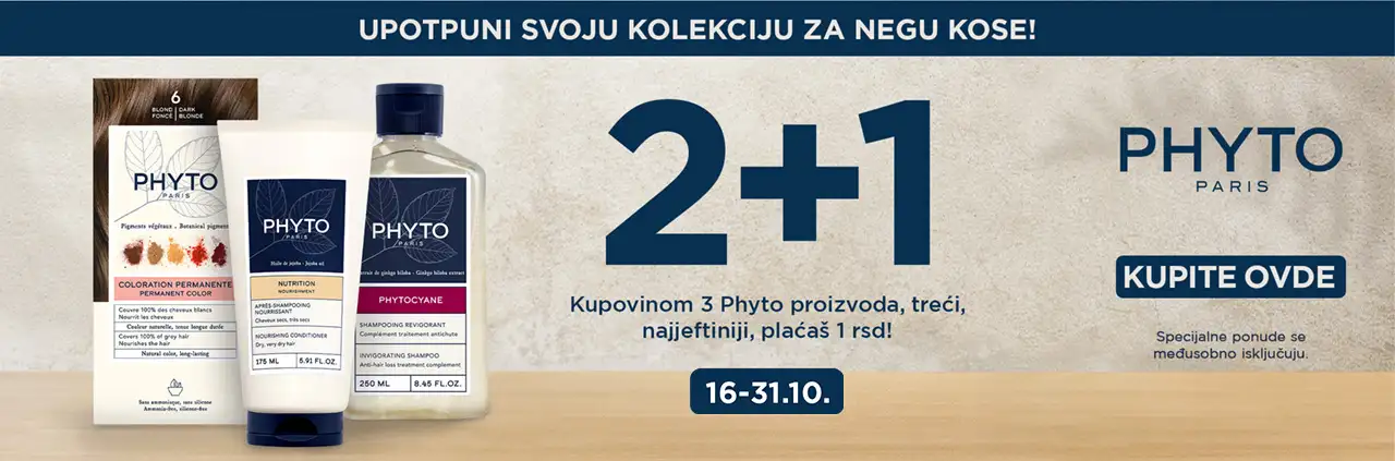 Phyto 2+1 akcija 16-31.10.