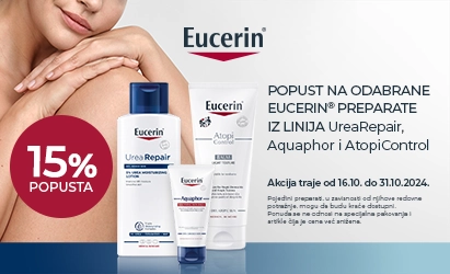 Eucerin odabrani artikli -15% 16-31.10.