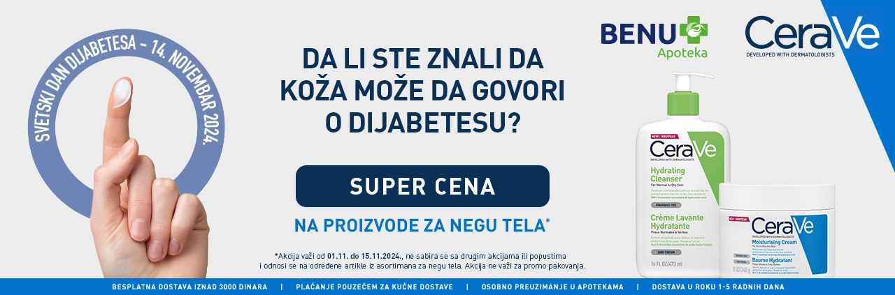 CeraVe nega tela SUPER CENA 1-15.11.