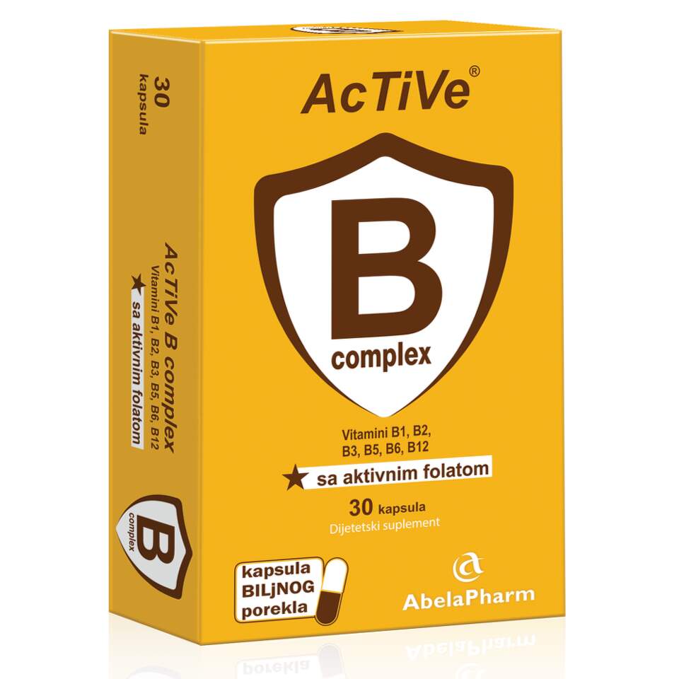 Active B Complex 30 Kapsula – Na Stanju | BENU.RS