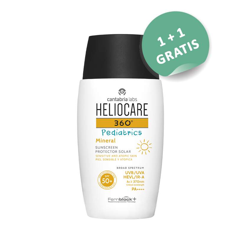 Heliocare 360° Pediactrics Mineral SPF50+, 50ml, 1+1 gratis