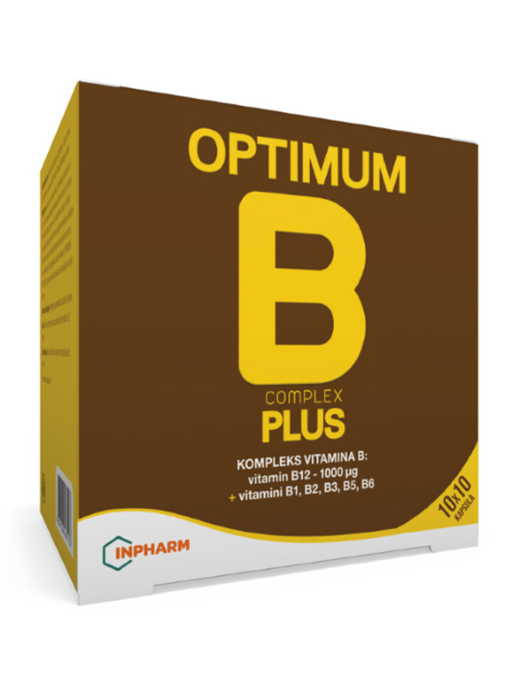 Optimum B Complex Plus 100 Kapsula | BENU.RS