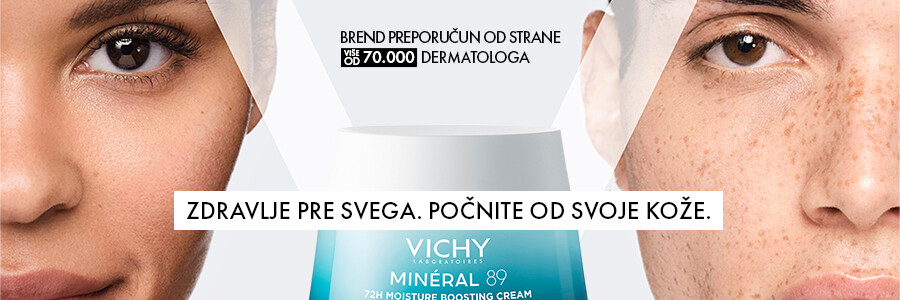 Vichy Minéral 89 Krema za intenzivnu hidrataciju u trajanju od 72 sata