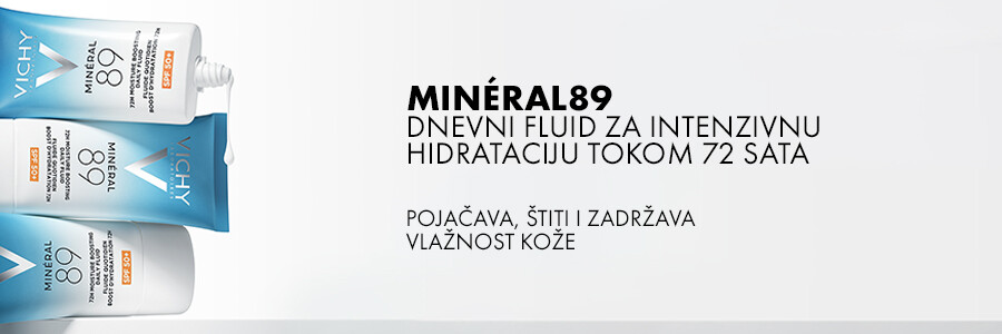 Vichy MINERAL 89 Dnevna tečnost za intenzivnu hidrataciju tokom 72 sata