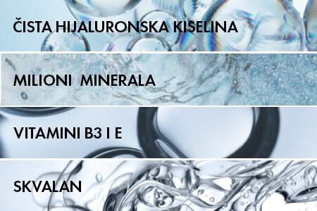 VICHY MINERAL 89 Formulacija dermatološki aktivnih sastojaka za intenzivnu hidrataciju.