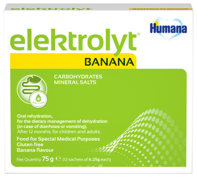 Humana Elektrolyt Banana 75g