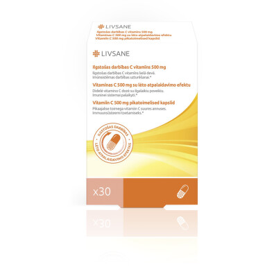 3D Visual Vitamin C 500 mg Depot (30 pcs) _ 393 - EE; LT; LV