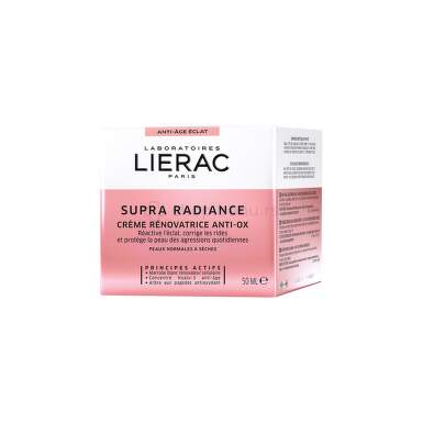 LIERAC SUPRA RADIANCE - Krema za regeneraciju I detoksikaciju suve kože, 50ML