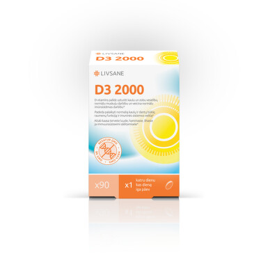 3D Visual D3 2000 softgel capsule (90 pcs) _ 491 - EE; LV; LT (1)
