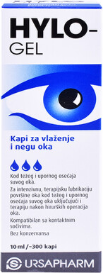 Hylo-Gel kapi za oči 10 ml