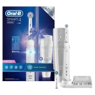 Oral-B smart 4500 bela, ultra tanka