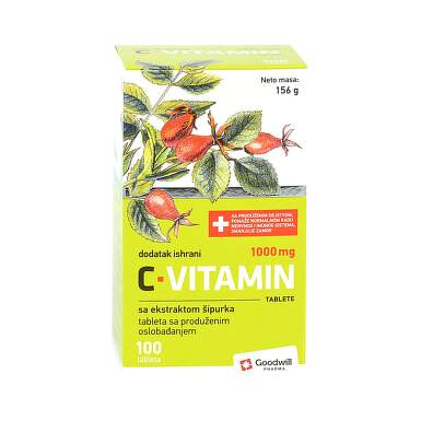 Goodwill C-vitamin 1000 mg 100 tableta