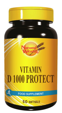 Natural Wealth Vitamin D-1000, 50 tableta
