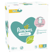 Pampers Sensitive Vlažne maramice, 15 X 80 komada