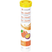 LIVSANE Cink i Vitamin C sa ukusom breskve i marakuje, šumeće tablete