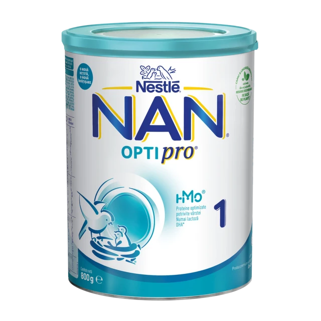 Nestlé NAN® Optipro 1, 0-6 meseci, početno mleko za odojčad, limenka, 800 g