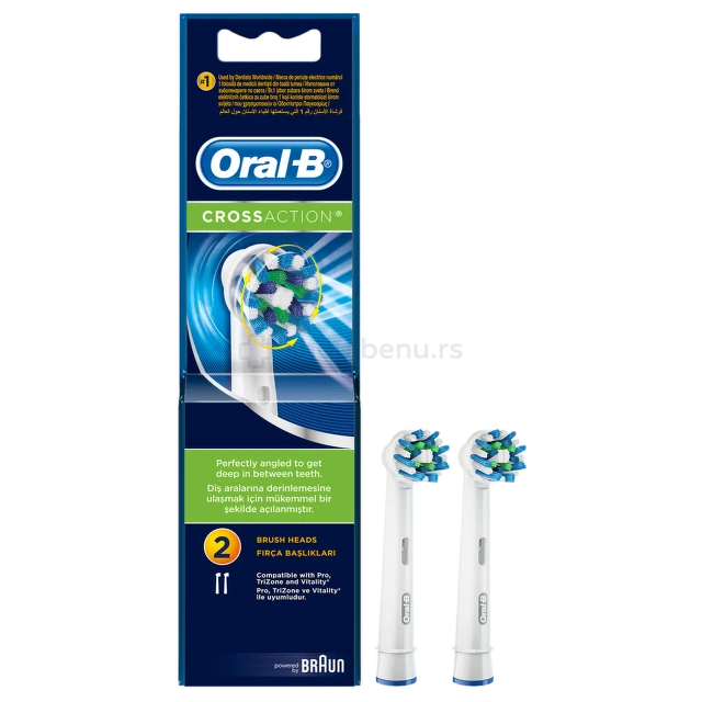 Oral-B Power zamenske glave, Cross action 2 CT