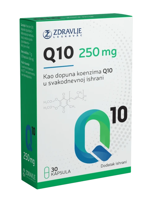 Q10 250 mg, 30 kapsula