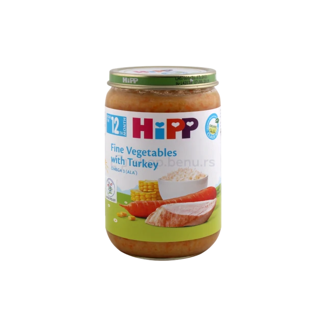 Hipp kašica ćuretina i povrće 220 g