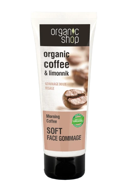 Organic Shop Soft Face Gommage Morning Coffee 75 ml