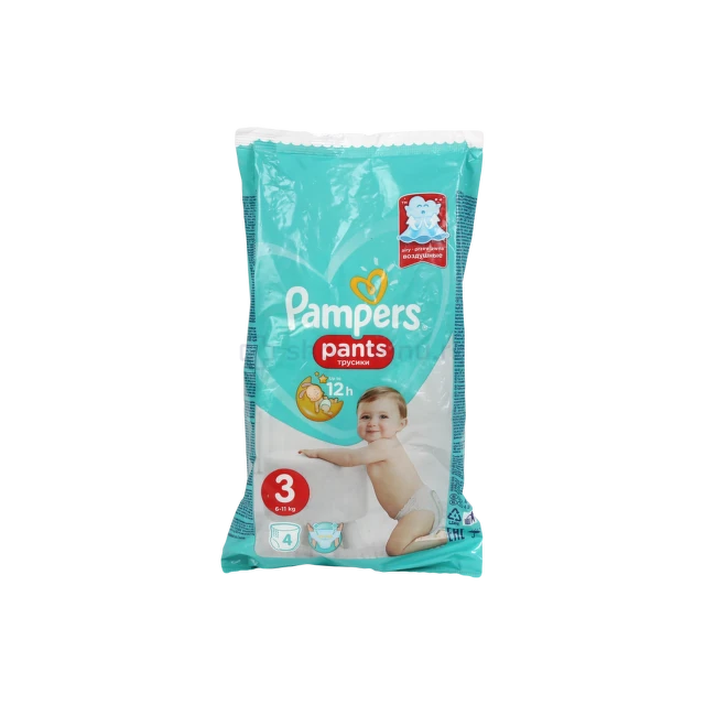 Pampers Pants pelene LC Midi 3, 6-11 kg 4 komada