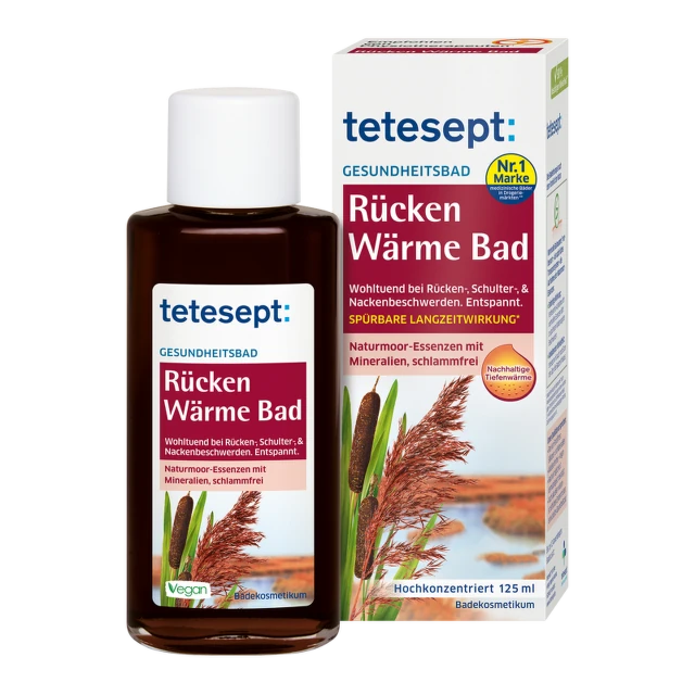 Tetesept Back Warming Bath medicinska kupka 125 ml