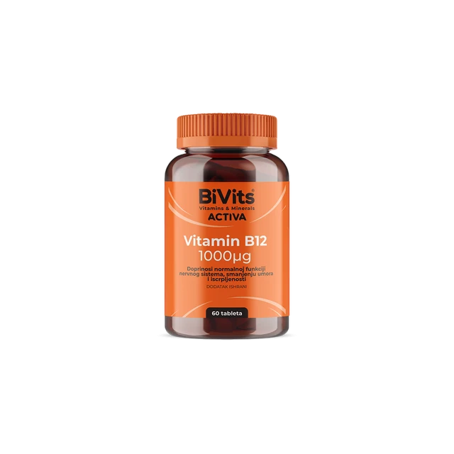 BiVits Activa Vitamin B12 1000 µg, 60 tableta