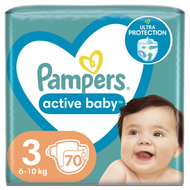 Pampers pelene active JPM 3 midi 70 komada