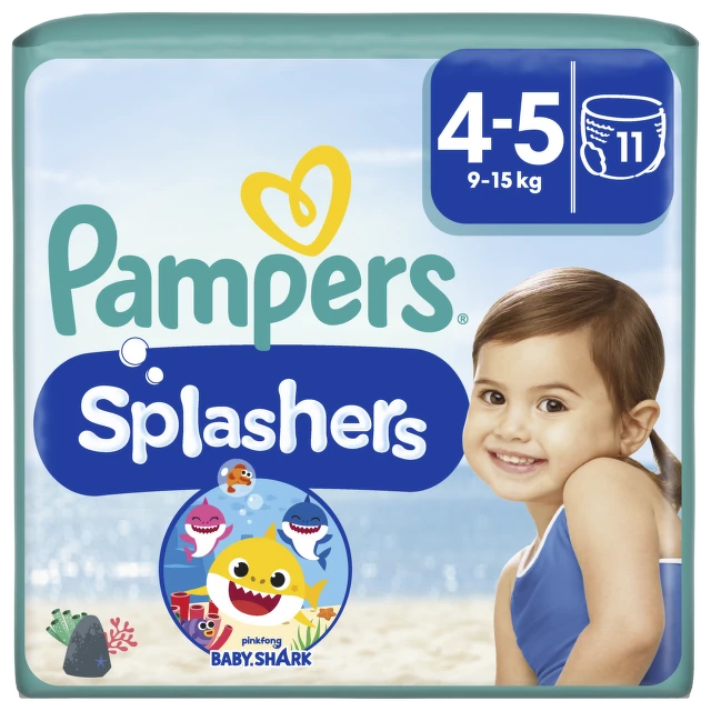 Pampers Splashers pelene za kupanje CP 4, 11 komada