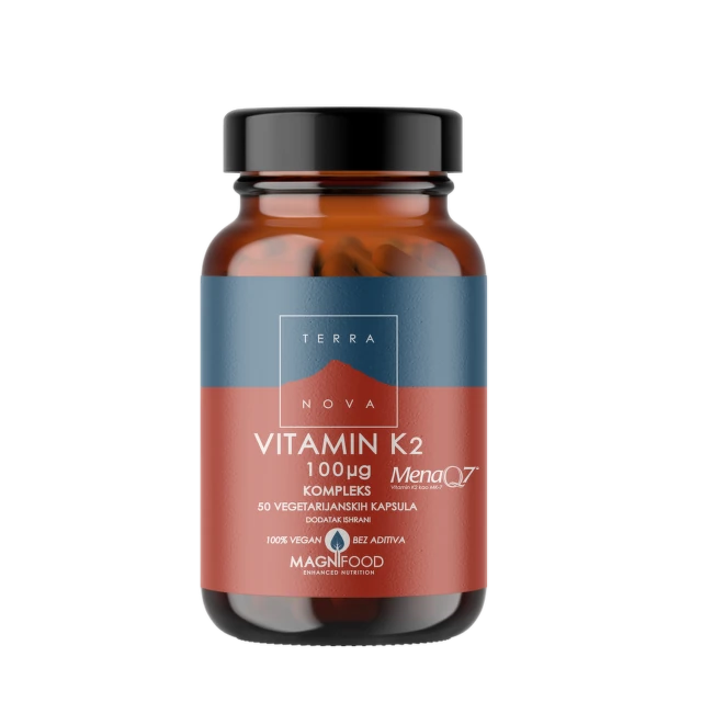 Terranova Vitamin K2 100ug Complex, 50 kapsula