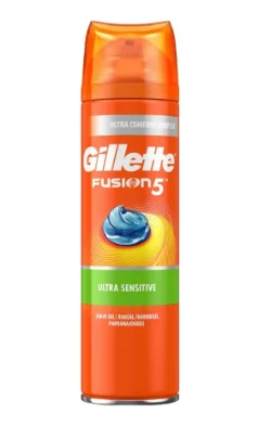 Gillette Fusion Ultra Sensitive Gel za brijanje, 200 ml