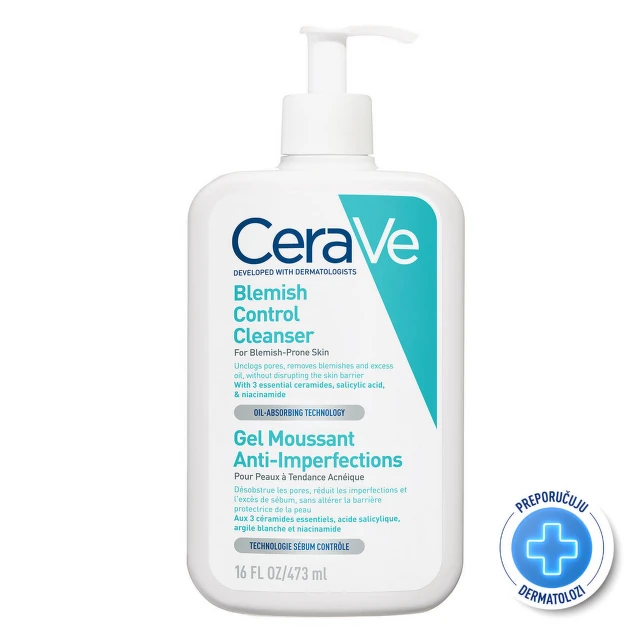 CeraVe Penasti gel za čišćenje kože sklone nepravilnostima, 473 ml