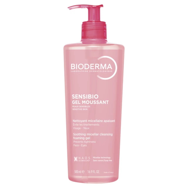 Bioderma Sensibio Umirujući micelarni penušavi gel za čišćenje za osetljivu kožu, 500 ml PROMO