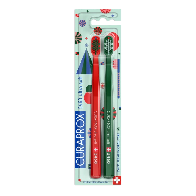 Curaprox CS 5460 Winter Limited Edition Ultra Soft Četkica za zube, 2 komada