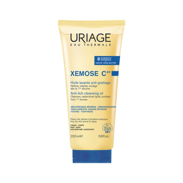 Uriage Xemose C8+ Ulje za kupanje, 200 ml