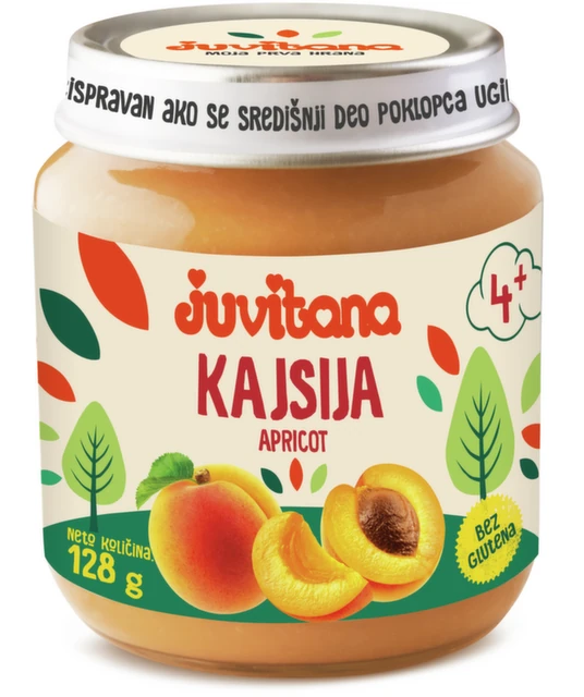 Juvitana Kašica od kajsije 128g