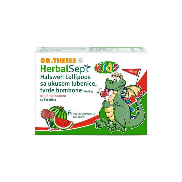 Herbal Sept Lizalice sa ukusom lubenice, 6 komada